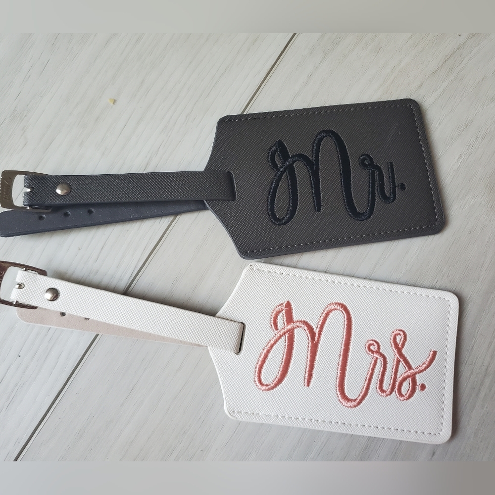 Mr. And Mrs. Luggage Tag
